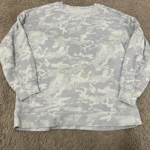 lululemon athletica Gray Camo Sweatshirt